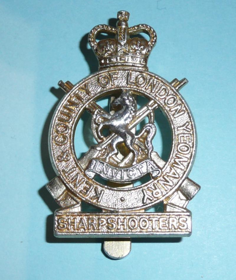 IC&CY Inns of Court & City Yeomanry Staybrite Anodised Aluninium AA Cap Badge