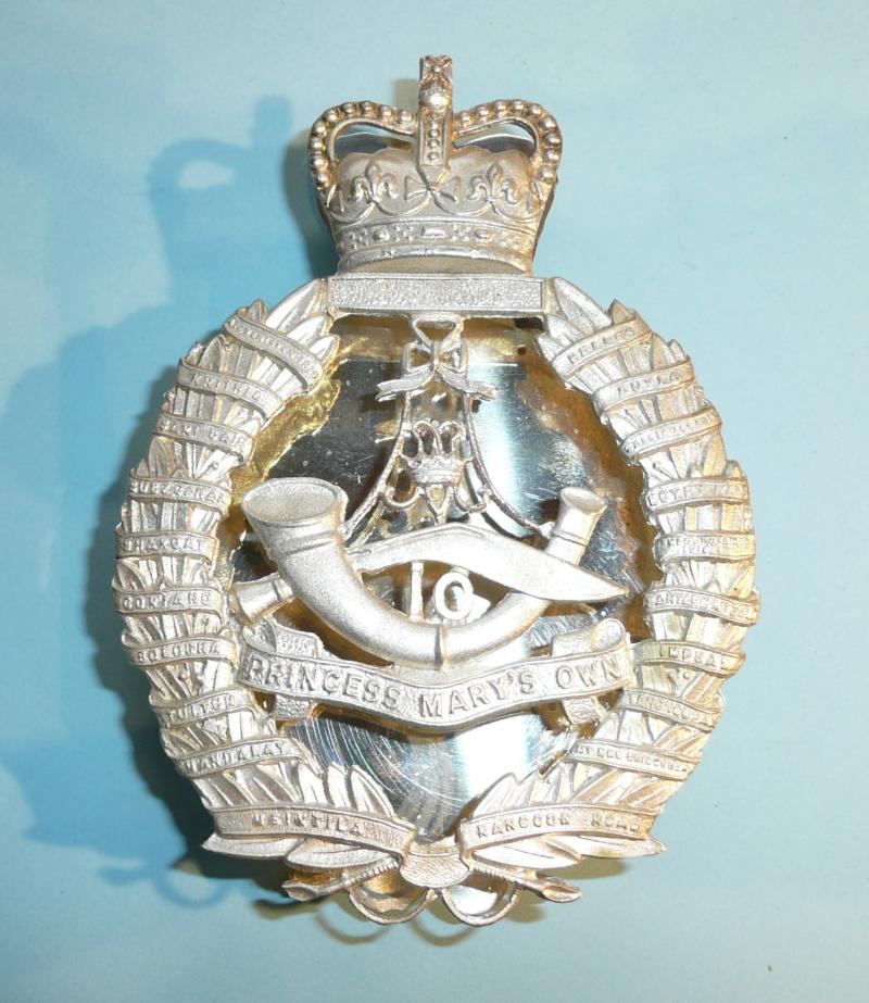 10th Princess Mary's Own Gurkha Rifles Officer's Shoulder Pouch Cross Belt Plate, QEII Issue