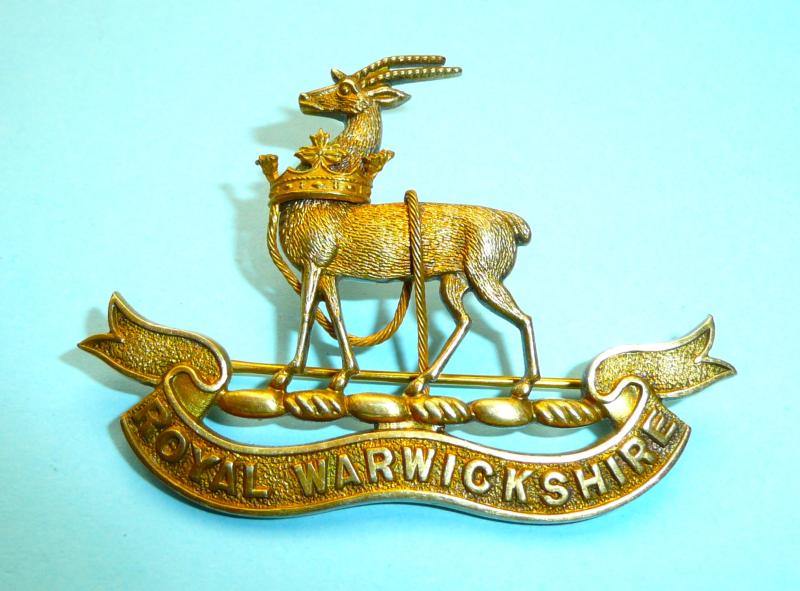 Royal Warwickshire Regiment Full Size Sweetheart Brooch Pin Badge