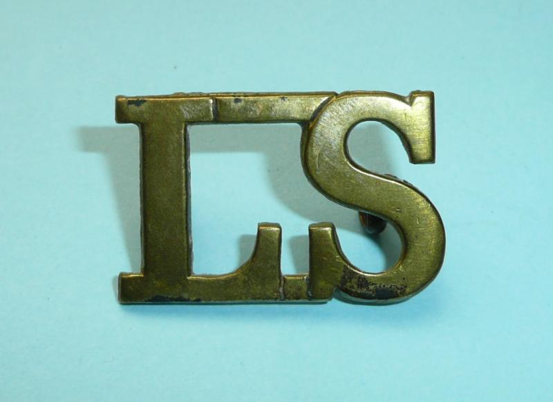 Large LS - Lovat Scouts Yeomanry Brass Shoulder Title