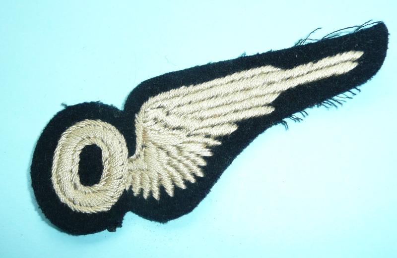 Royal Air Force RAF Observer Embroidered Half Brevet Wing