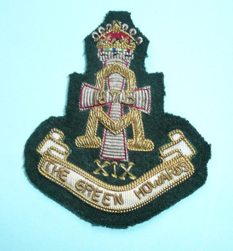 Green Howards (Alexandra Princess of Wales's Own ( Yorkshire Regiment)) Officers Bullion Cap Badge Type 2