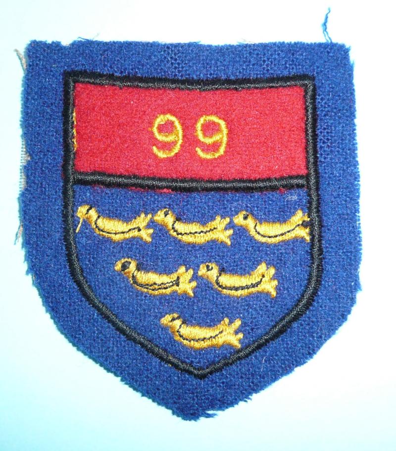 99th AGRA Army Group Royal Artillery Woven Formation Sign