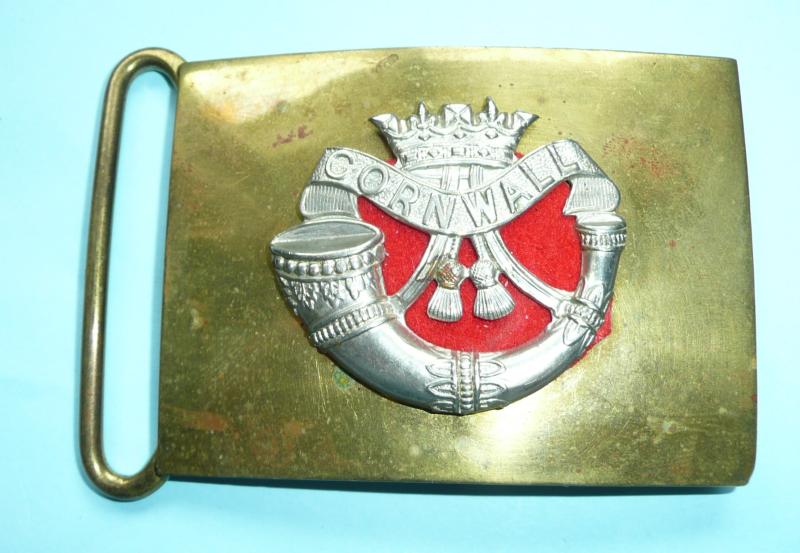 Duke of Cornwall's Light Infantry DCLI Other Rank's Waist Belt Clasp WBC