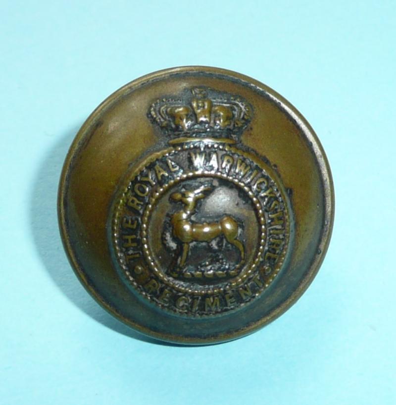 QVC Royal Warwickshire Regiment Officer's Large Pattern Button