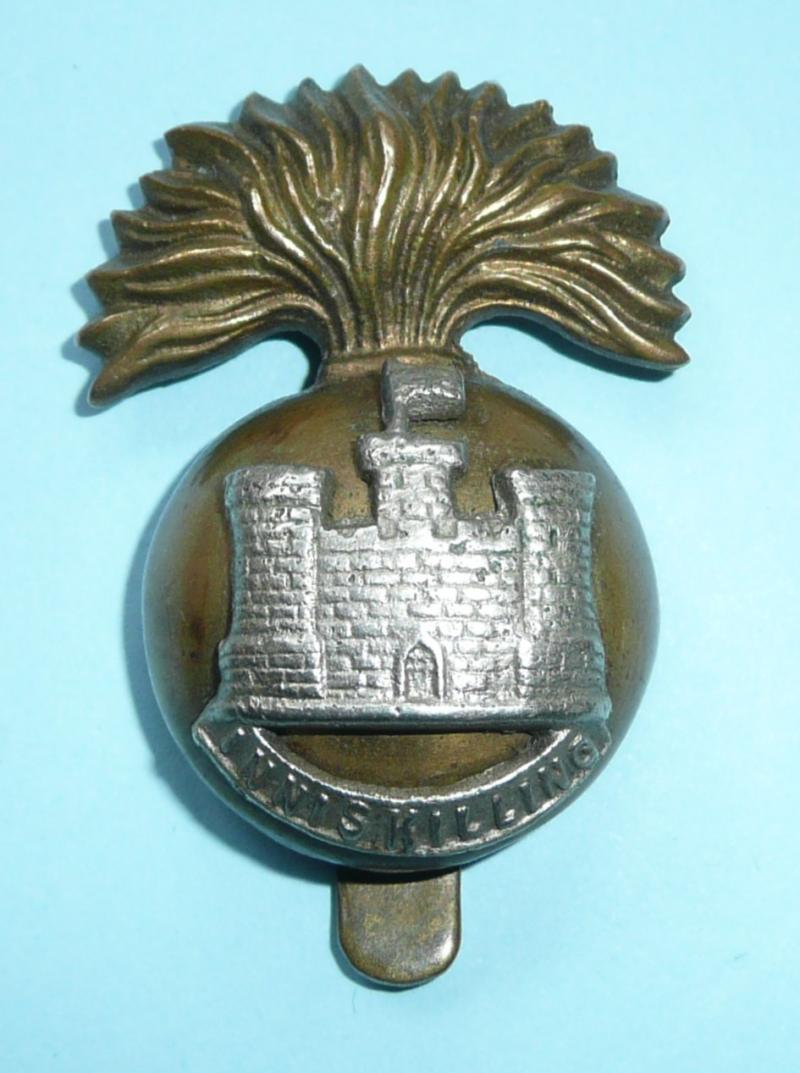 WW2 Royal Inniskilling Fusiliers Theatre Made Cast Badge - SD&A Co 1941