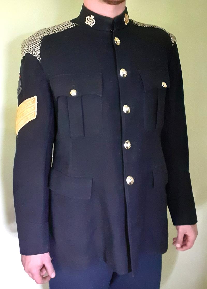 Royal Gloucestershire Hussars (Yeomanry) (RGH) Band Sergeant's No 1 Full Dress Tunic - Superb