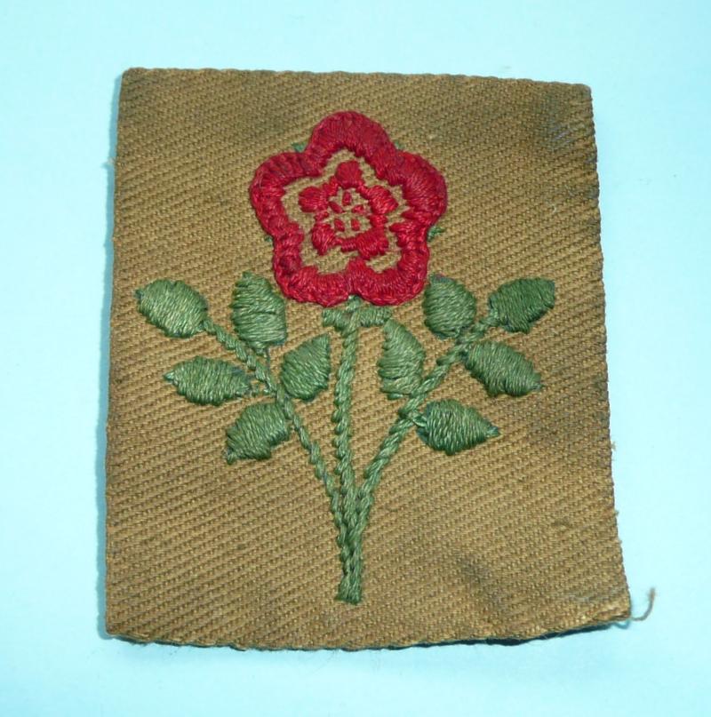 55th Lancashire Division Woven Cloth Formation Sign