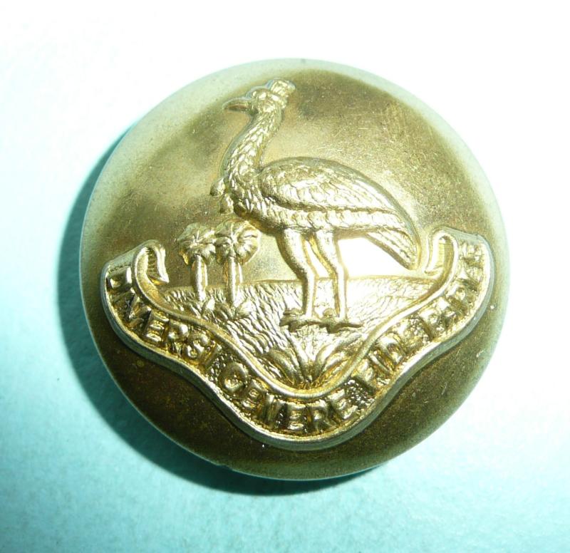 South Africa Northern Rhodesian Regiment Large Pattern Other Ranks Brass Button