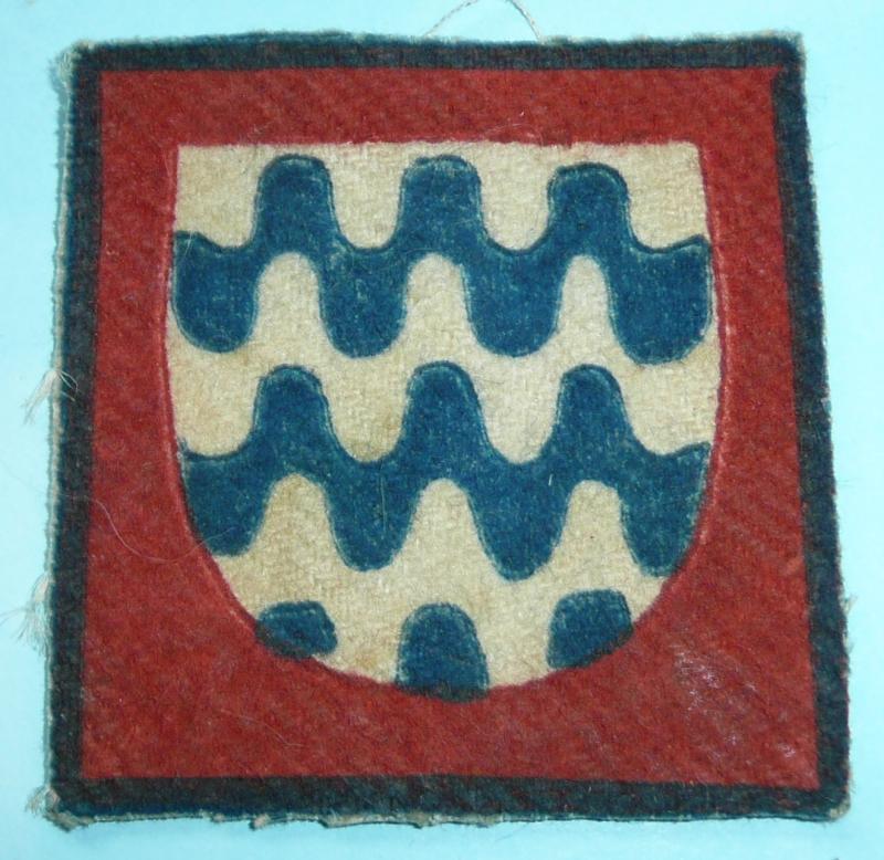 WW2 HQ 15th Army Group Woven Felt Cloth Formation Sign Flash Patch Badge