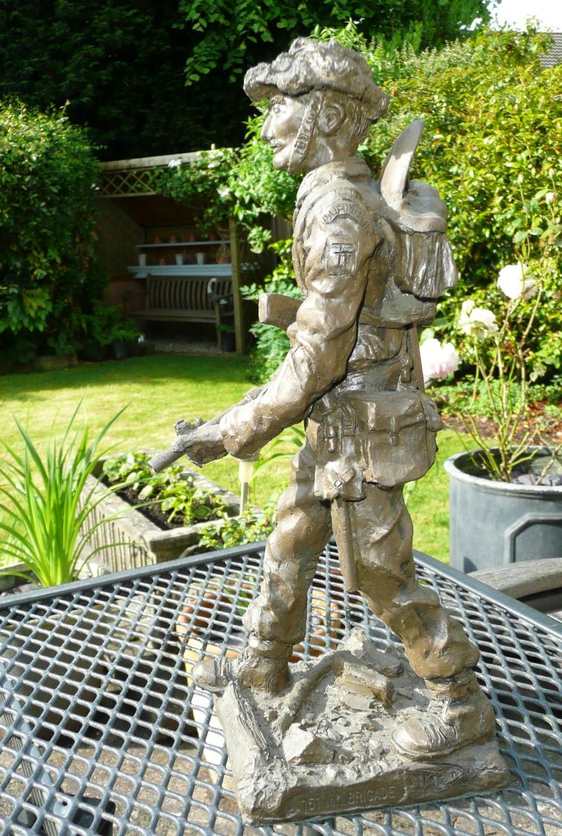 DLI Bronze Alloy WW2 Normandy Sculpture By Durham Sculptor Paul Edward Dunn