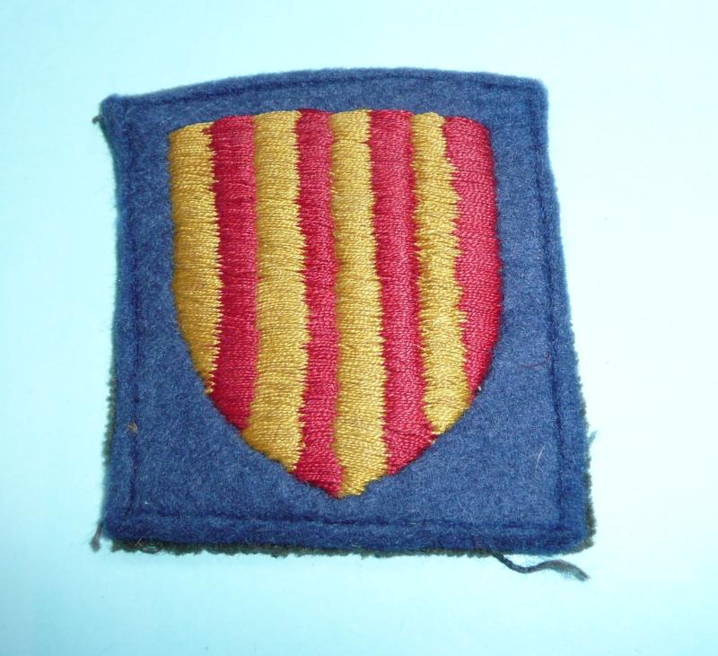 Northumbrian District (Northern Command) / Northumberland Home Guard 2nd pattern woven Formation Sign Flash Patch Badge
