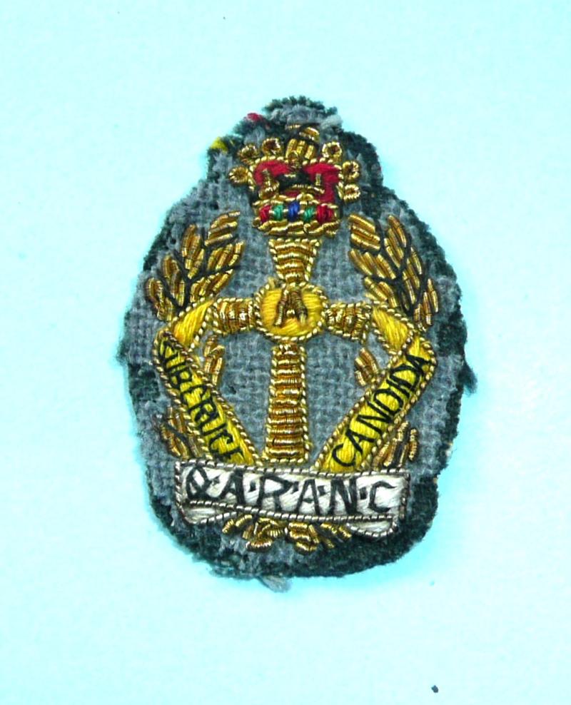 QARANC (Queen Alexandra's Royal Army Nursing Corps) Officer's Bullion Cap Badge, QEII issue