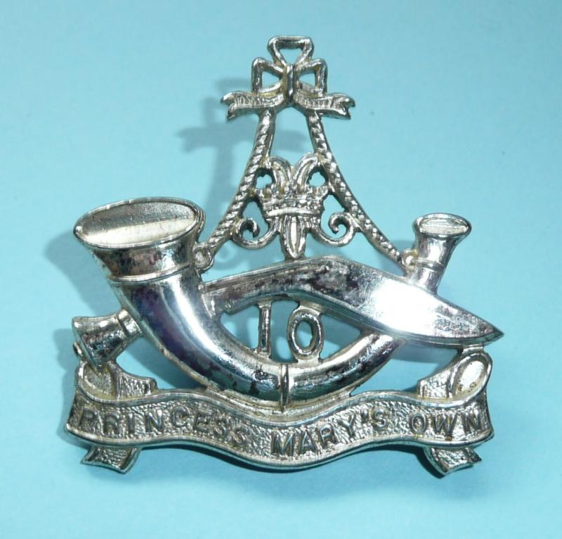 10th Princess Mary's Own Gurkha Rifles Officer's Silver Plated Cap Badge