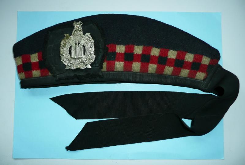 WW2 King's Own Scottish Borderer's (KOSB) Other Ranks Glengarry Side Cap Hat
