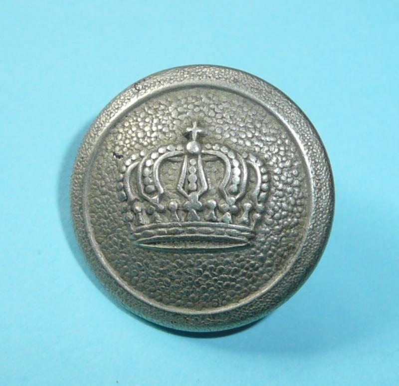 WW1 Imperial German White Metal Tunic Button