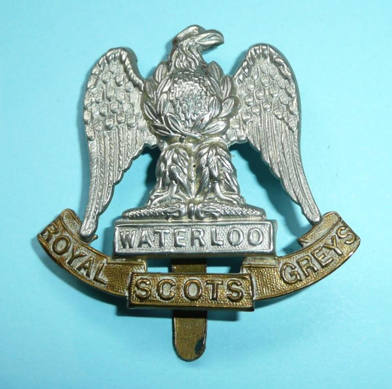 2nd Dragoons (Royal Scots Greys) Other Ranks Bi-metal Cap Badge