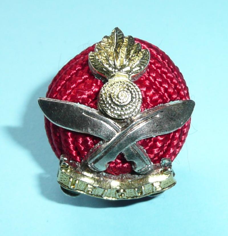 Queen's Gurkha Engineers Officer's No 1 Dress Scarlet Cord Boss Badge