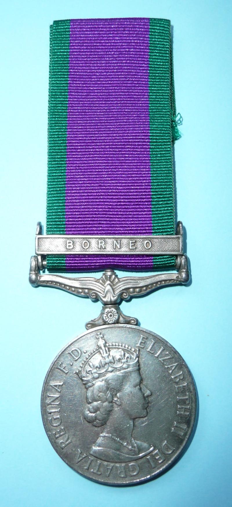Campaign Service Medal - Clasp Borneo - Gurkha Engineers