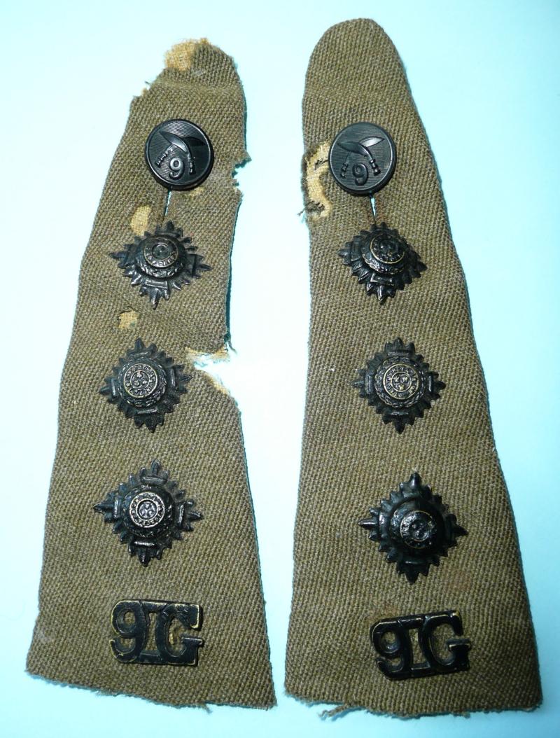 WW1 Era 9th Gurkha Rifles Officer's Pair of Officer's Epaulettes for the Rank of Captain