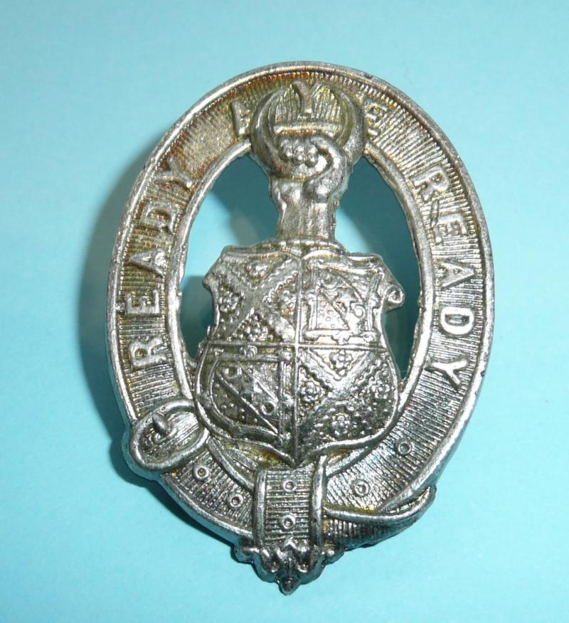 Merchiston Castle School, Edinburgh OTC (Junior Division) / CCF White Metal Cap Badge