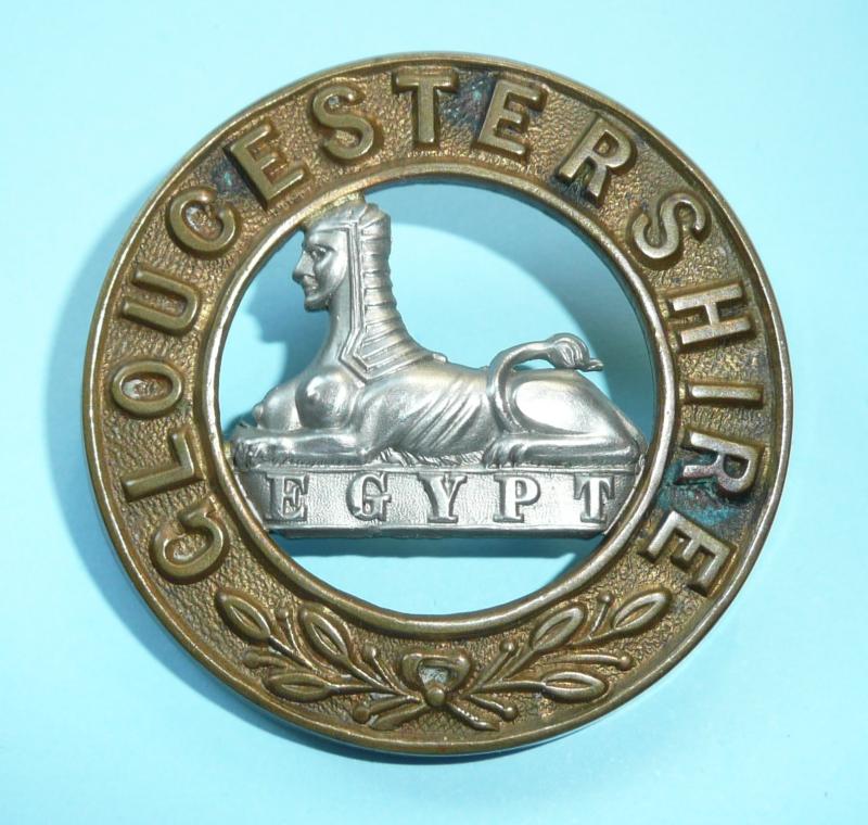 Gloucestershire Regiment Other Rank's Bi-Metal Helmet Plate Centre (HPC)