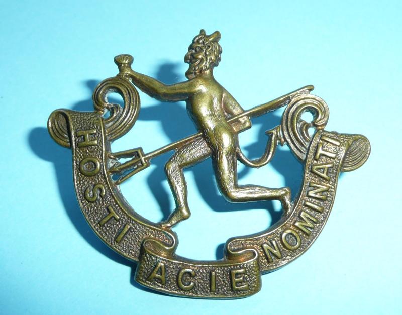 WW1 Canada - 8th Battalion (Winnipeg Little Devils) CEF Brass Cap Badge - Hicks