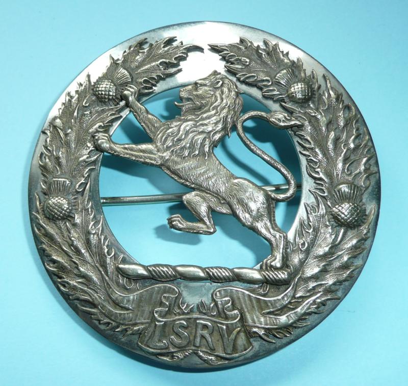 LSRV London Scottish Rifle Volunteers Plaid Brooch