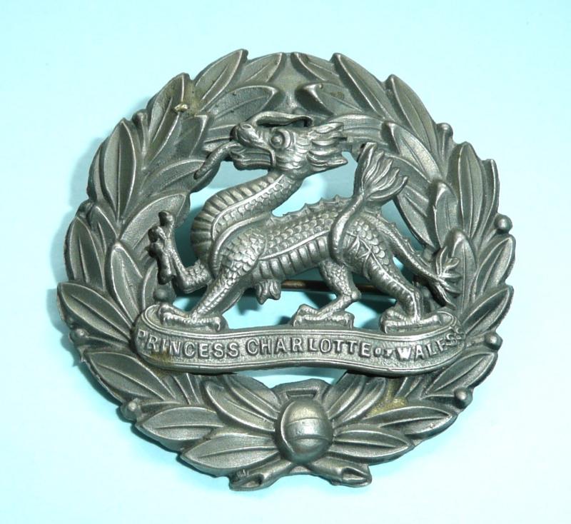 Royal Berkshire Regiment White Metal Badge Pin Brooch - Victorian Regimental Police Arm Badge?