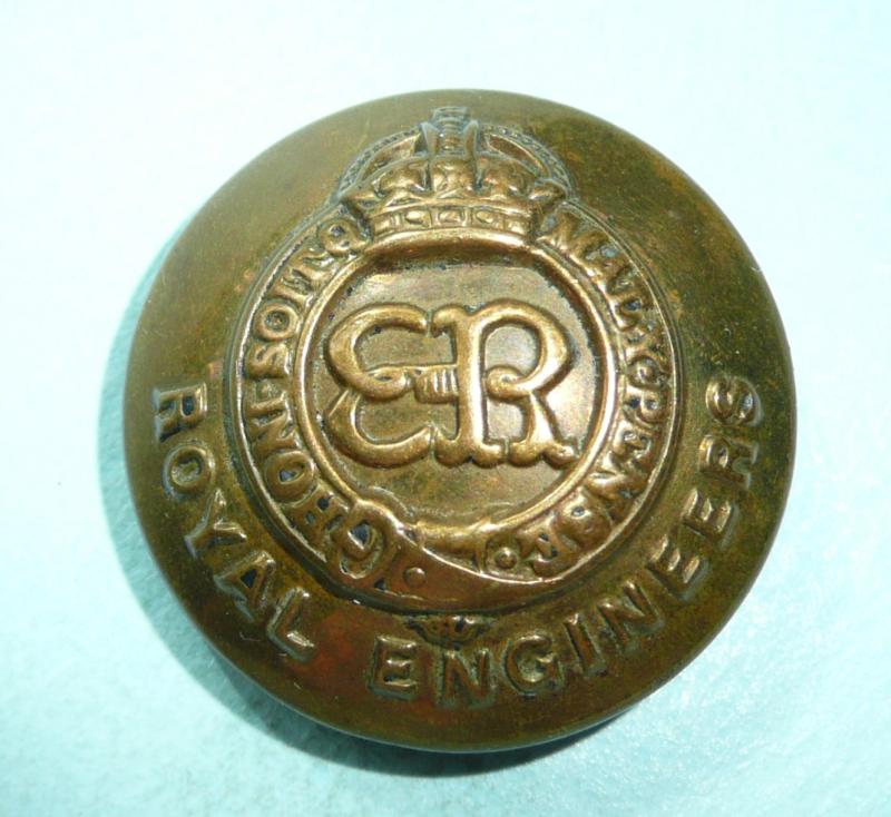 Royal Engineers EDVIII Officer's Large Pattern Gilt Button