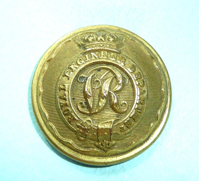 Early Victorian Royal Engineers Department Officer's Gilt Large Pattern Button