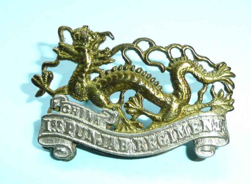 Indian Army - 1st Punjab Regiment post 1922 Officers cap badge