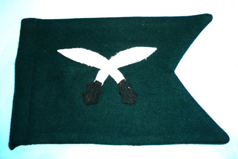 63rd Gurkha Brigade HQ Vehicle Pennant Felt Cloth Flag - Theatre Made