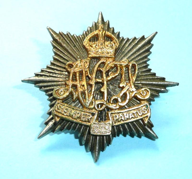 Indian Auxiliary (Volunteer) Army - Assam Valley Light Horse (AVLH) Bi-Metal Cap Badge