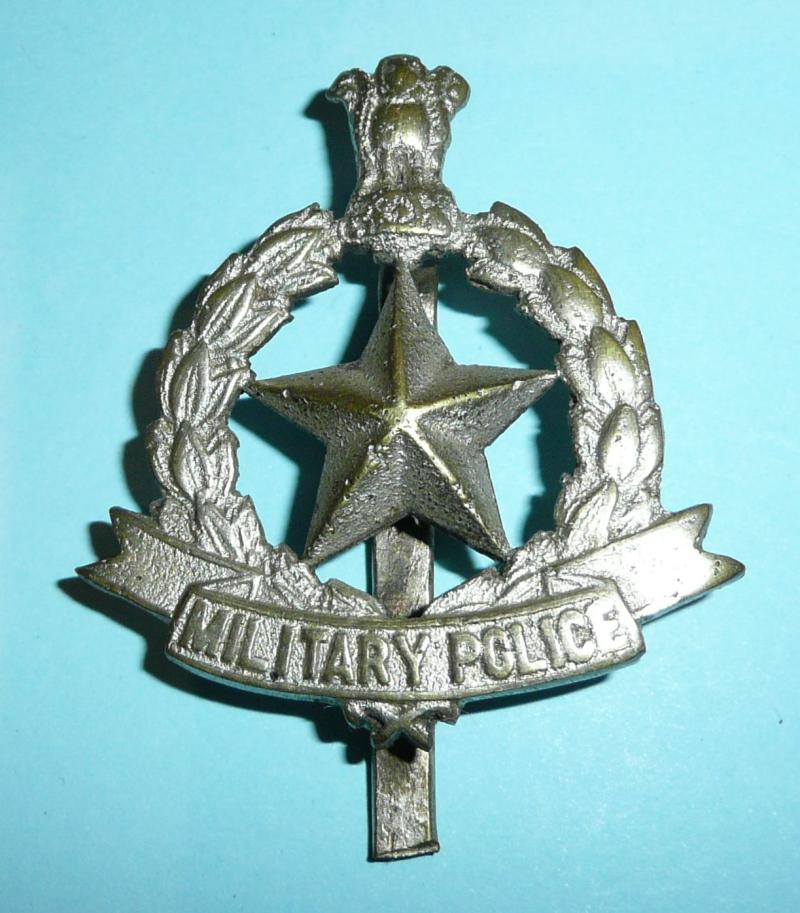 Indian Army Military Police cap badge, post  Independence 1947