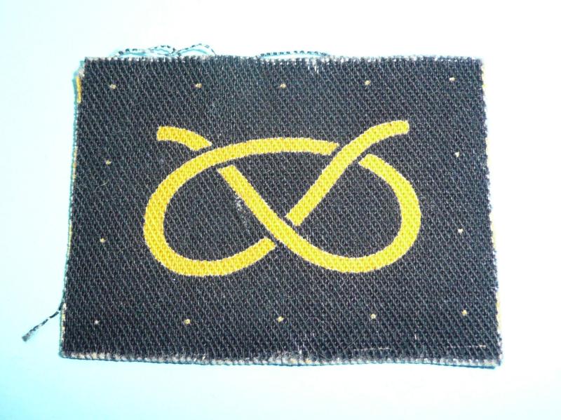 WW2 Staffordshire Army Cadet Force (ACF) Printed Cloth Designation Formation Sign Flash Patch Badge