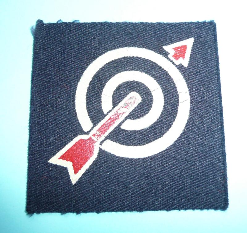 WW2 6th Anti-Aircraft Division Painted Cloth Formation Sign (South East Coast)