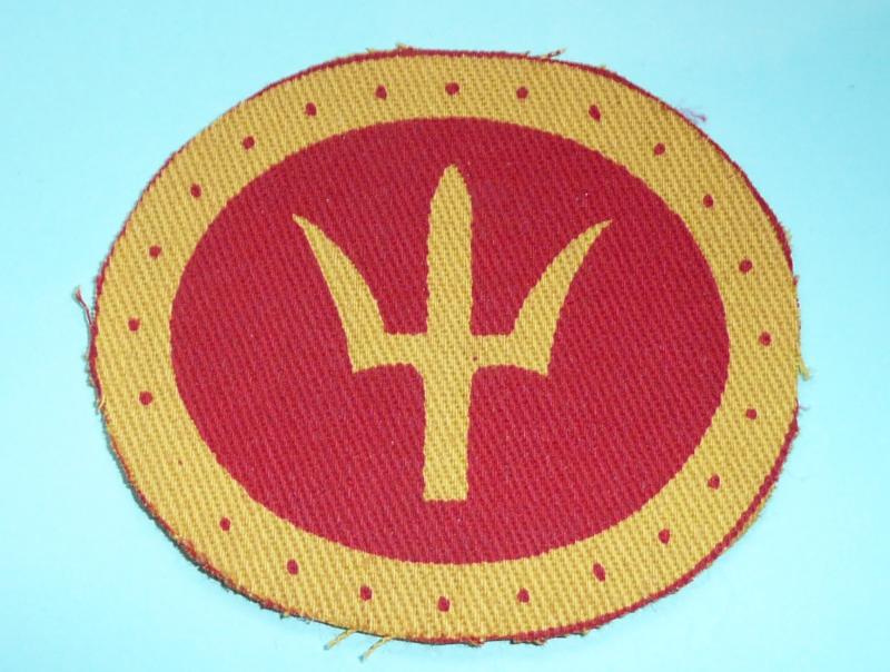 Cold War 44th (Home Counties) Division Printed Cloth Formation Sign