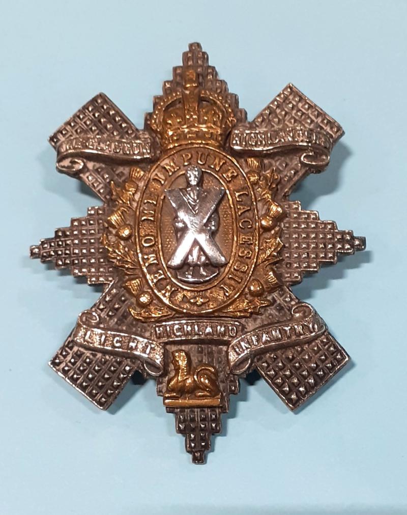 Glasgow Highlanders Officers / Senior NCOs Glengarry Badge