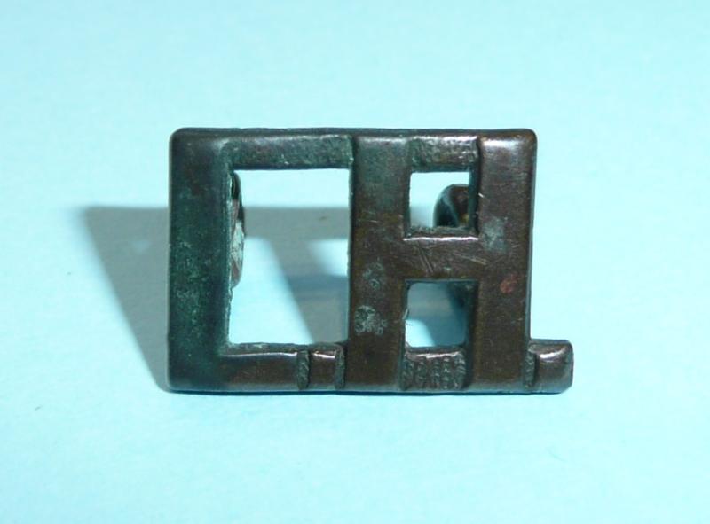 WW1 Australia -  'LH' from an 3rd Australian Light Horse Shoulder Title - Maker Marked