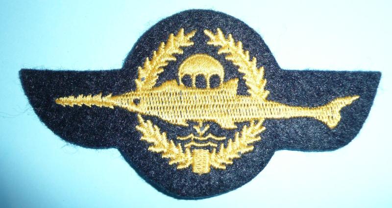 Germany (Post WW2): Kampfschwimmer (Combat Swimmer (Para)) Class 1 Parachute Embroidered Cloth Badge