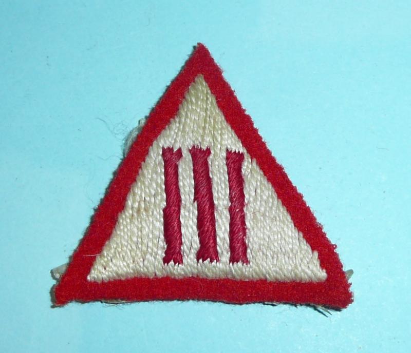 3rd Infantry Brigade – Woven Cloth Formation Sign Patch Flash Designation Badge