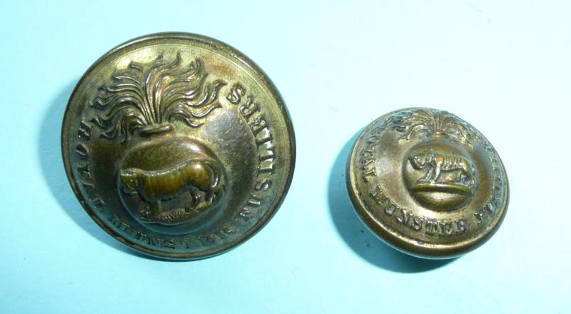 Royal Munster Fusilier Officer's Buttons