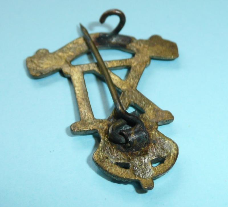 British Indian Army - The IX (9th) JAT Regiment Cast Brass Other Ranks Pagri / Turban Badge