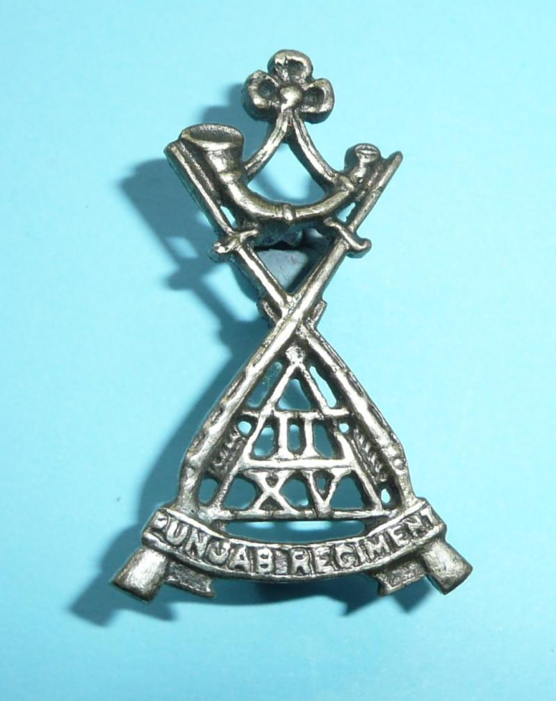 British Indian Army - 2nd Battalion 15th Punjab Regiment Cap Badge