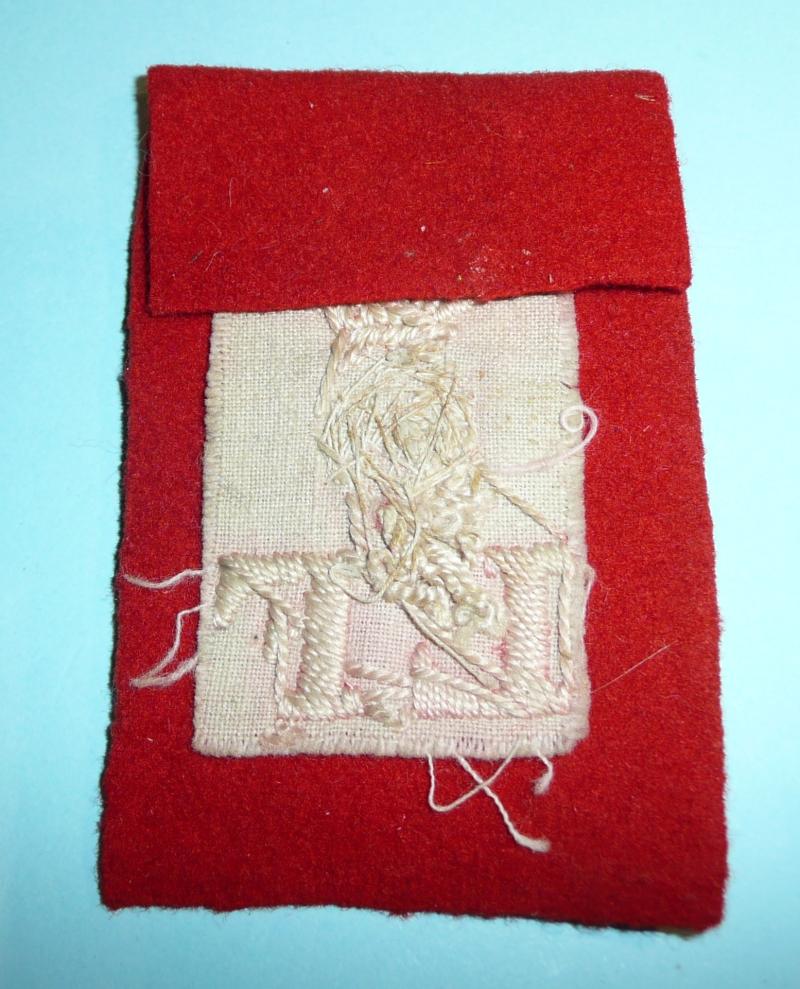 Boer War / WW1 Lancashire Fusiliers Khaki Tropical Helmet Flash