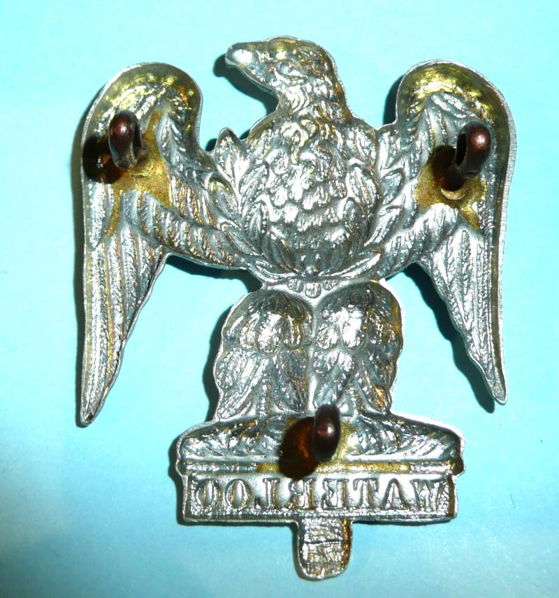 Royal Scots Greys (RSG) (2nd Dragoons) NCOs White Metal Arm Badge