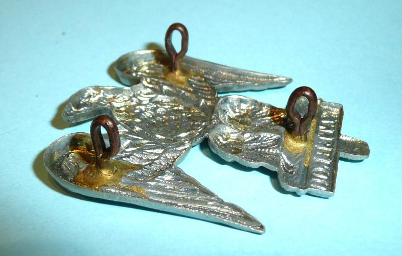 Royal Scots Greys (RSG) (2nd Dragoons) NCOs White Metal Arm Badge