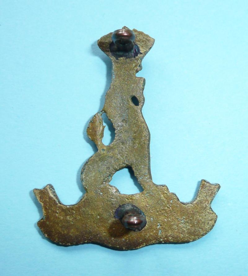 WW2 - 4th Battalion The Burma Regiment Cast Brass Cap Badge