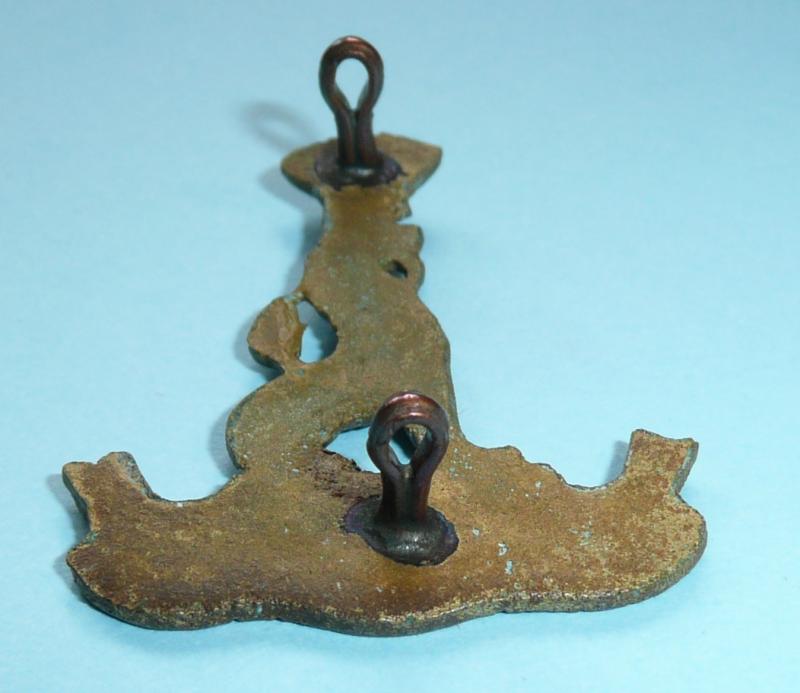 WW2 - 4th Battalion The Burma Regiment Cast Brass Cap Badge